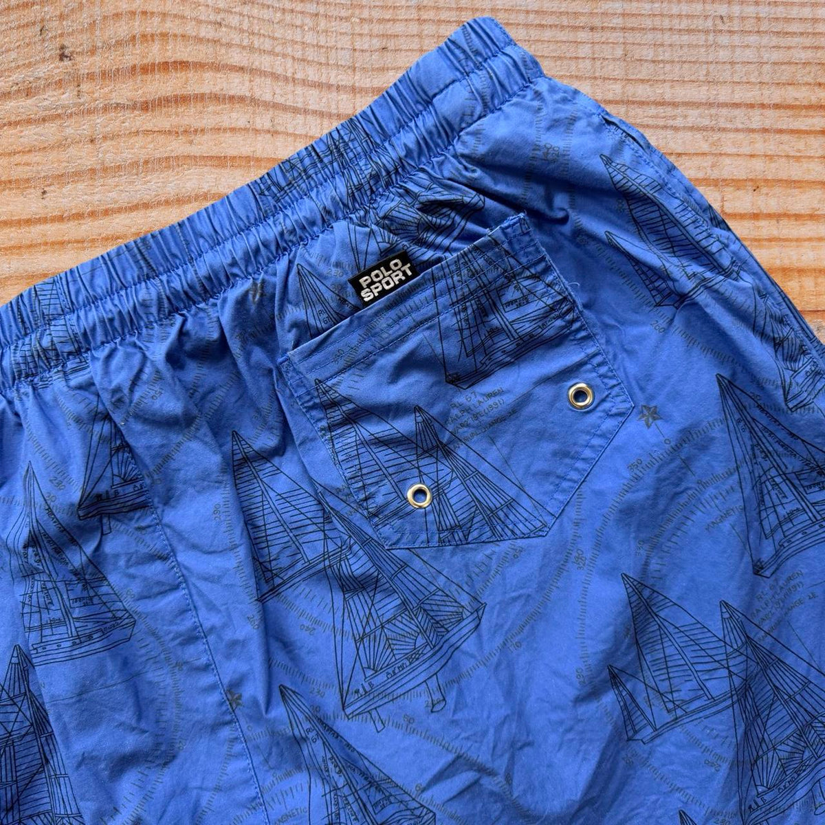 ◼️ Vintage Polo Sport Ralph Lauren Yachts AOP Swimming Shorts