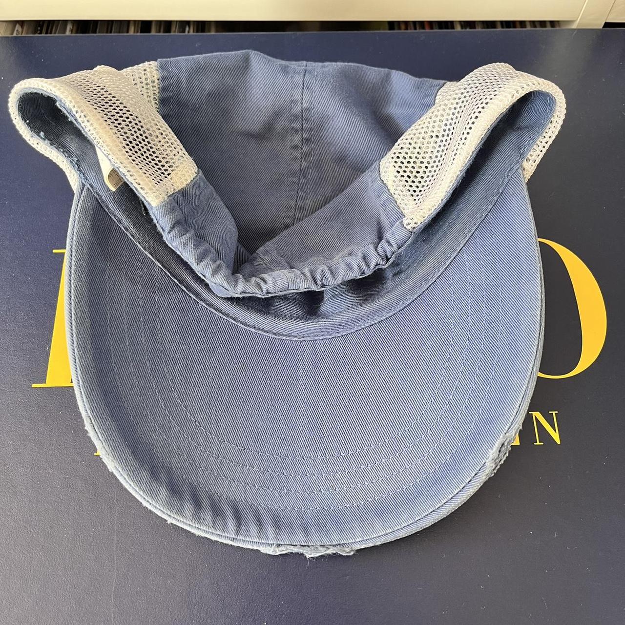 ◼️Vintage Polo Ralph Lauren Distressed Panel Mesh Long Bill Strap Back Cap