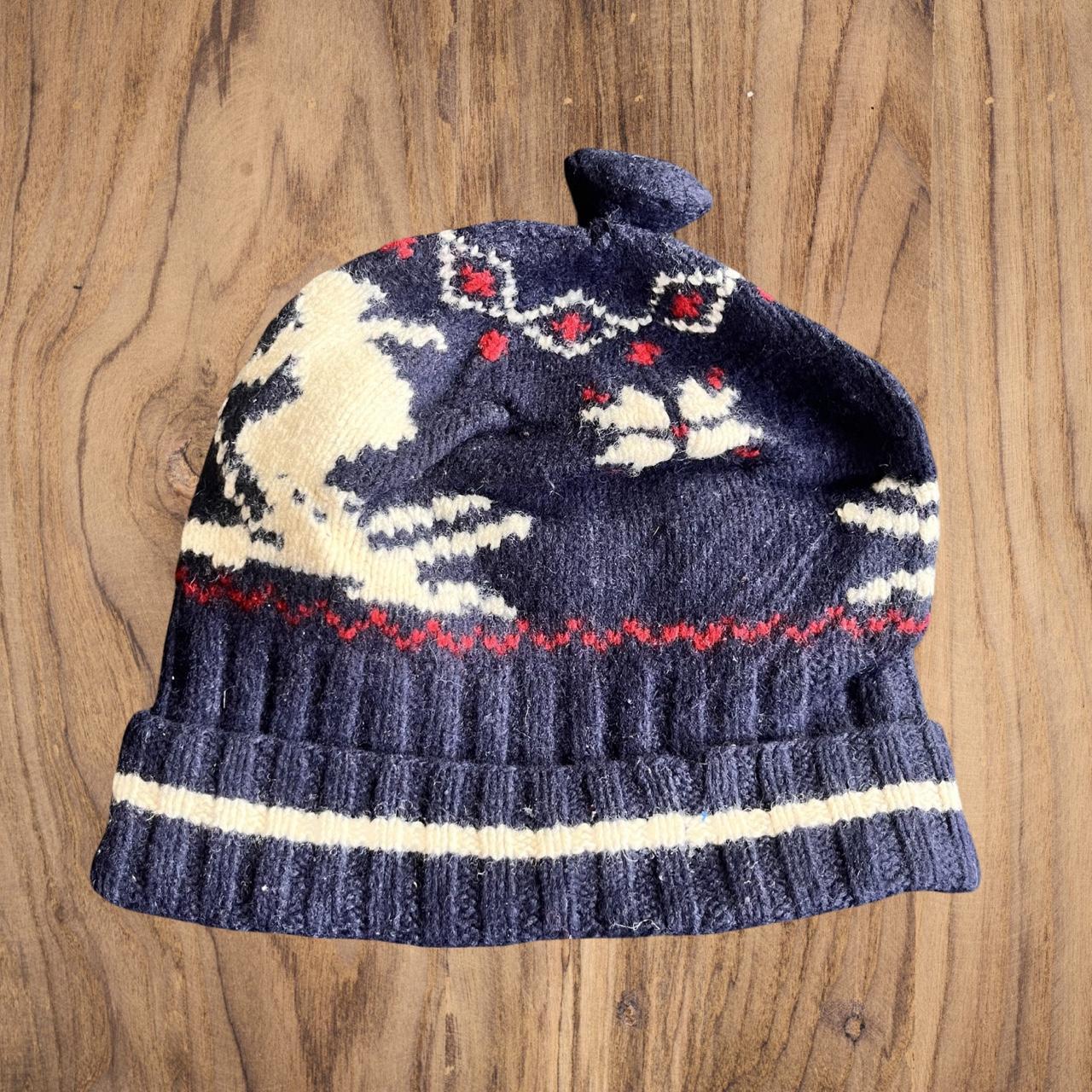 ◼️ Vintage Polo Ralph Lauren Ski Bobble Hat Beanie