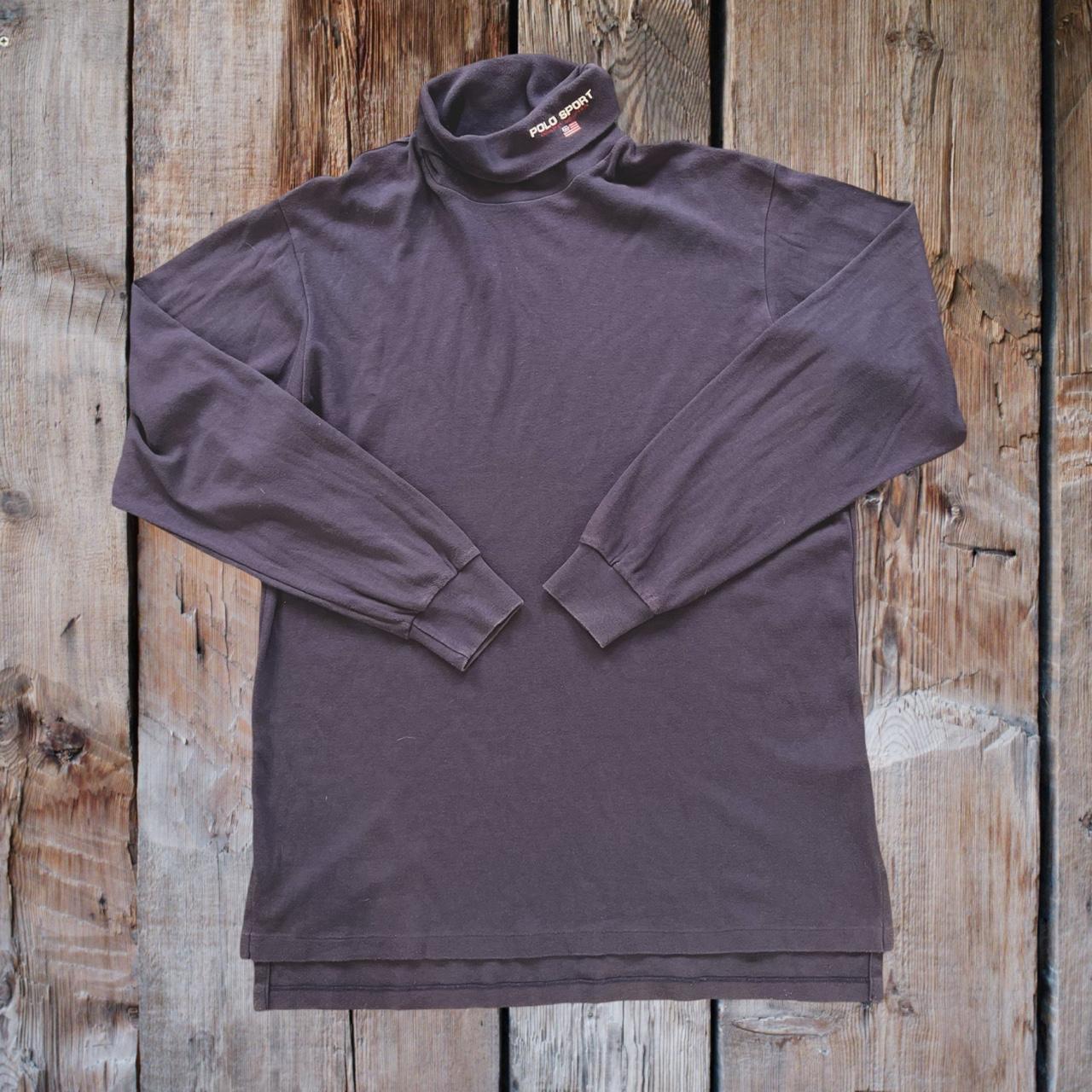 ◼️ Vintage Polo Sport Ralph Lauren Spellout Turtleneck Sweater