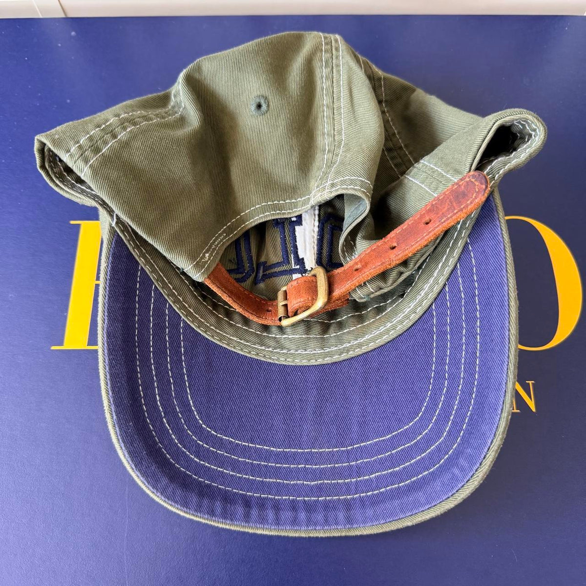 ◼️ Vintage Polo Ralph Lauren Spellout Strap Back Cap
