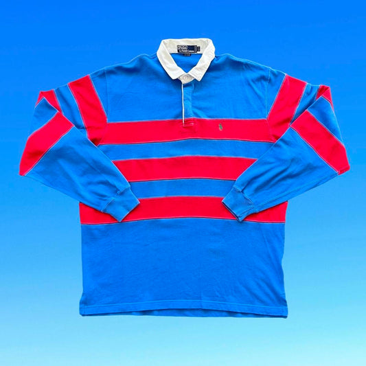 ◼️ Vintage Polo Ralph Lauren Striped Polo Shirt