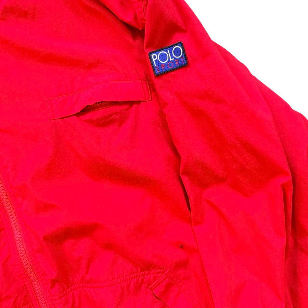 ◼️ Vintage Polo Sport Ralph Lauren Fleece Lined Windbreaker Bomber Jacket