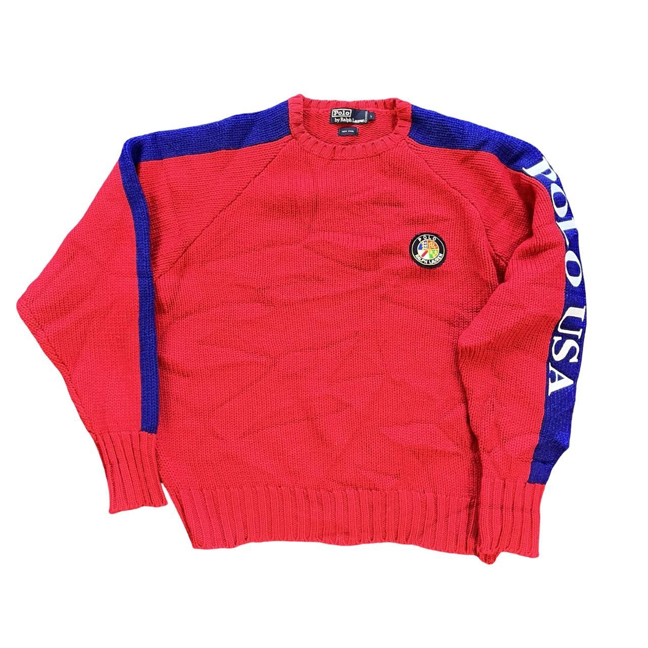 ◼️ Vintage Rare Polo Ralph Lauren Cookie Knitted Sweater