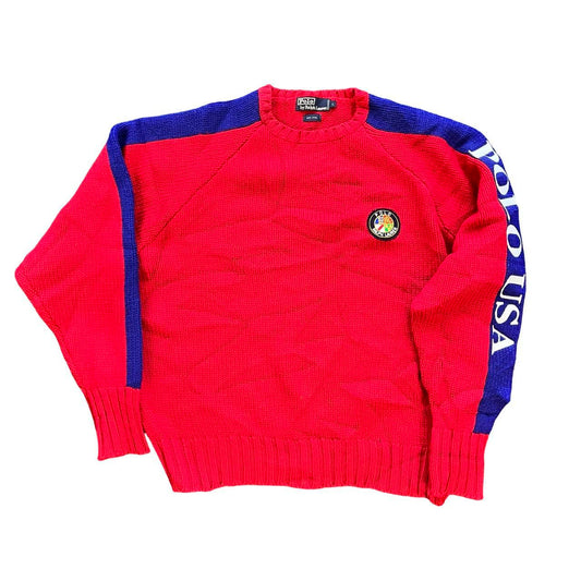 ◼️ Vintage Rare Polo Ralph Lauren Cookie Knitted Sweater