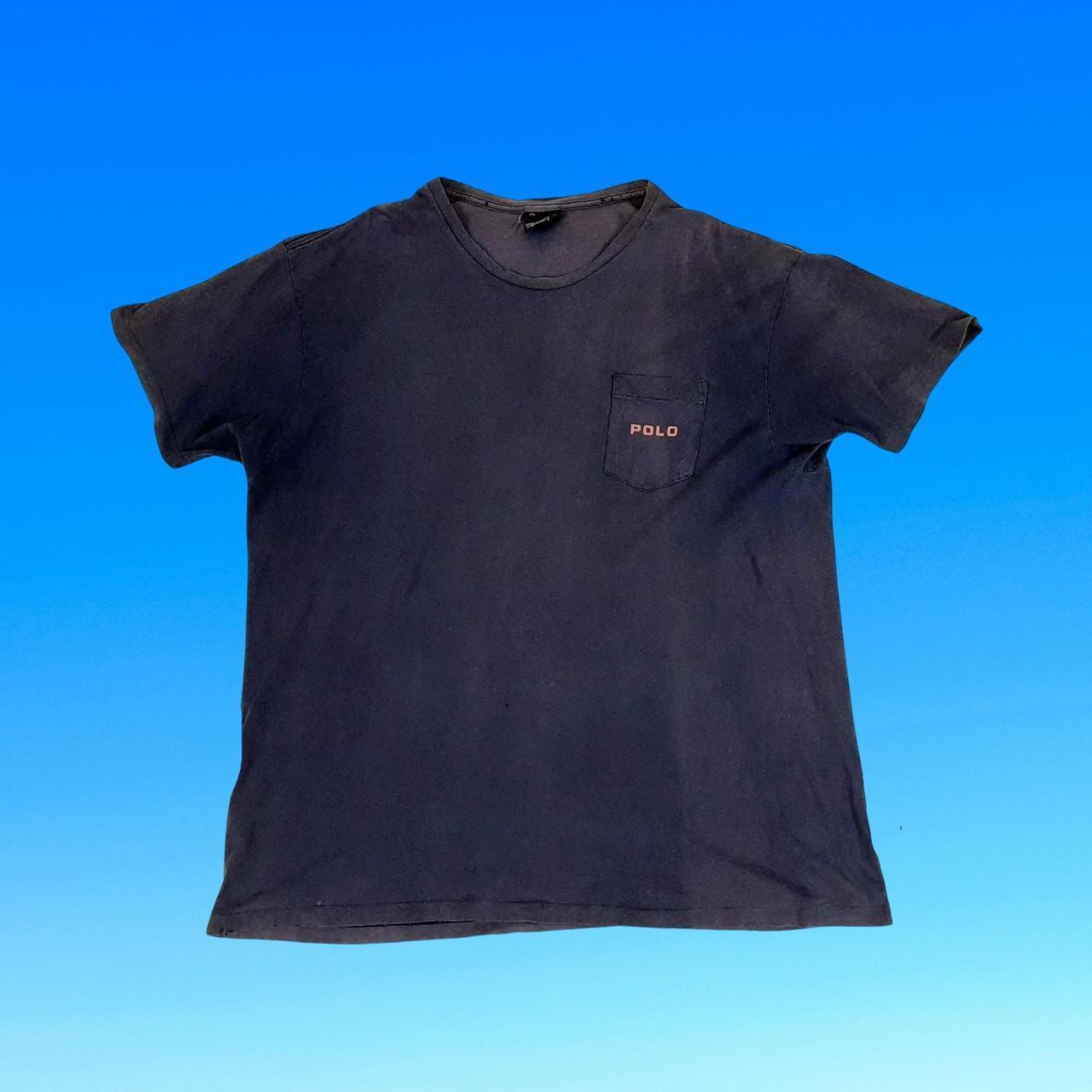 ◼️ OG Vintage Polo Ralph Lauren Polo T Shirt Sailing 12M Yacht Fading throughout