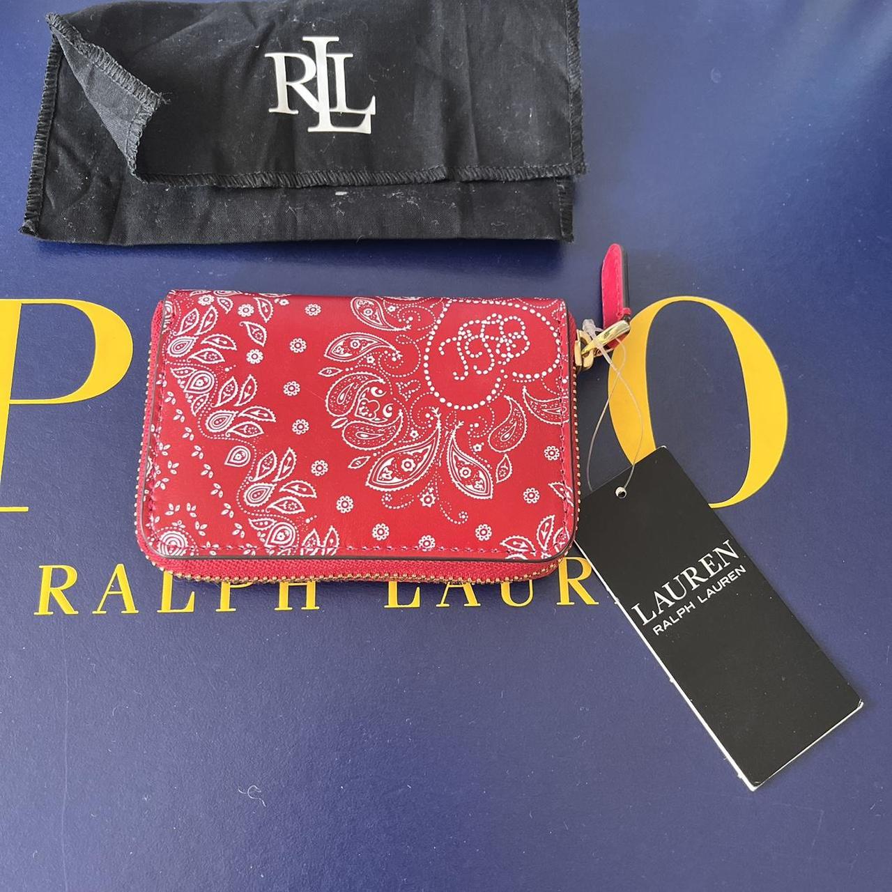 ◼️ NWT Polo Ralph Lauren Bandana Print Purse Wallet