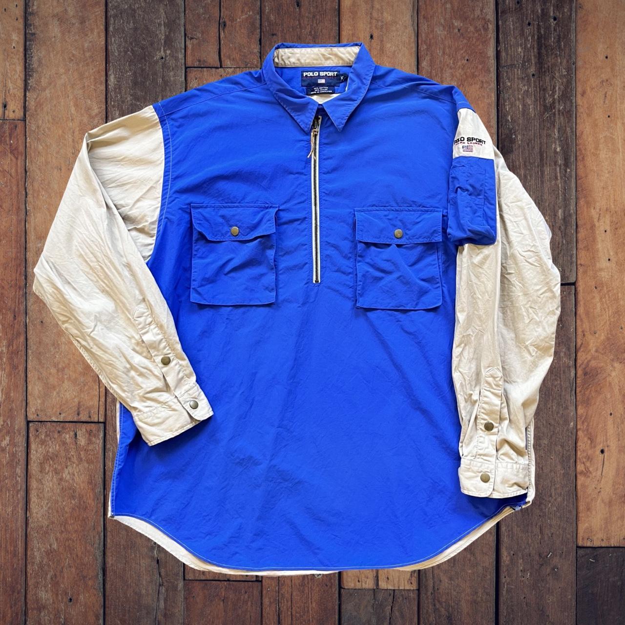 ◼️ Vintage Polo Sport Ralph Lauren Quarter Zip Utility Shirt