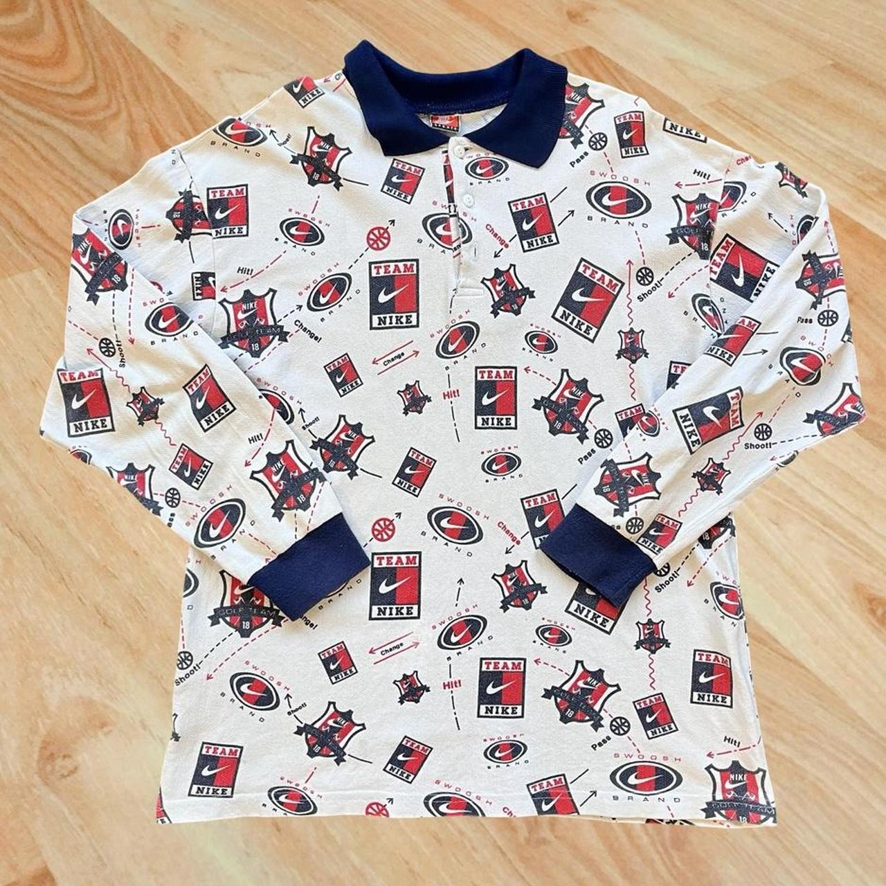 ◼️ Vintage Rare Nike All Over Print Shirt