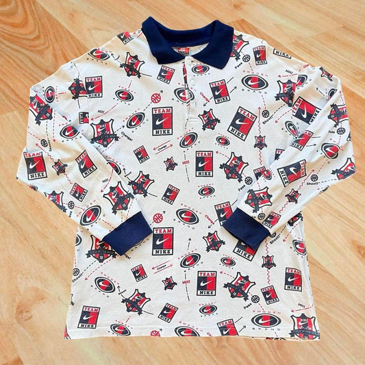 ◼️ Vintage Rare Nike All Over Print Shirt