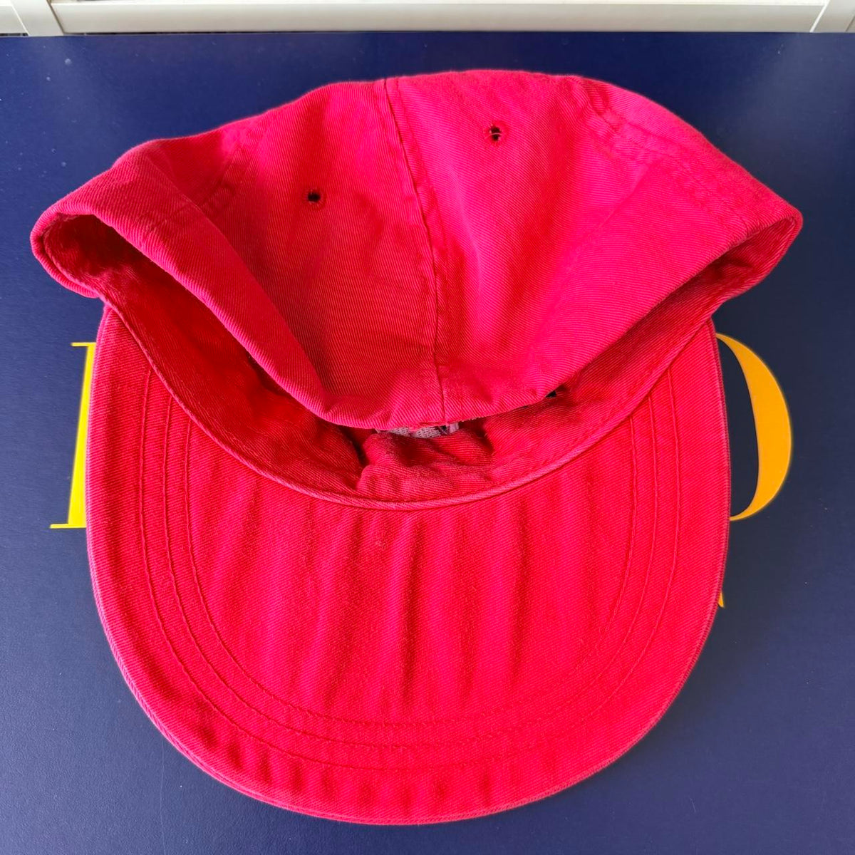 ◼️ Vintage OG Rare P Wing Polo Ralph Lauren Fitted Long Bill Cap