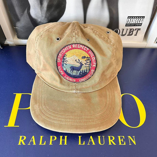 ◼️ Vintage Polo Ralph Lauren Respect Wildlife Cap