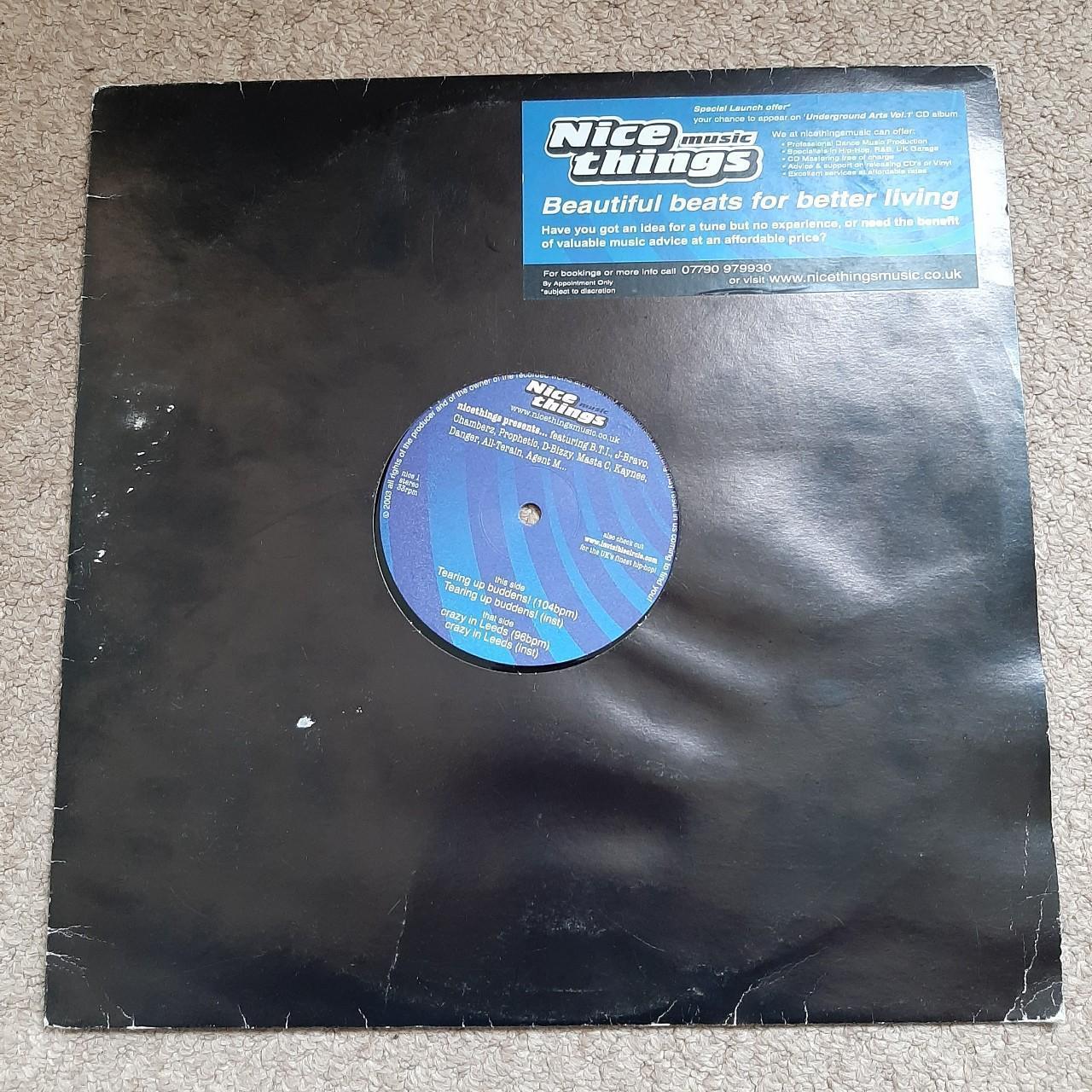 ◼️ Nice Things Music - Tearing Up Buddens/Crazy In Leeds 12" Vinyl Record