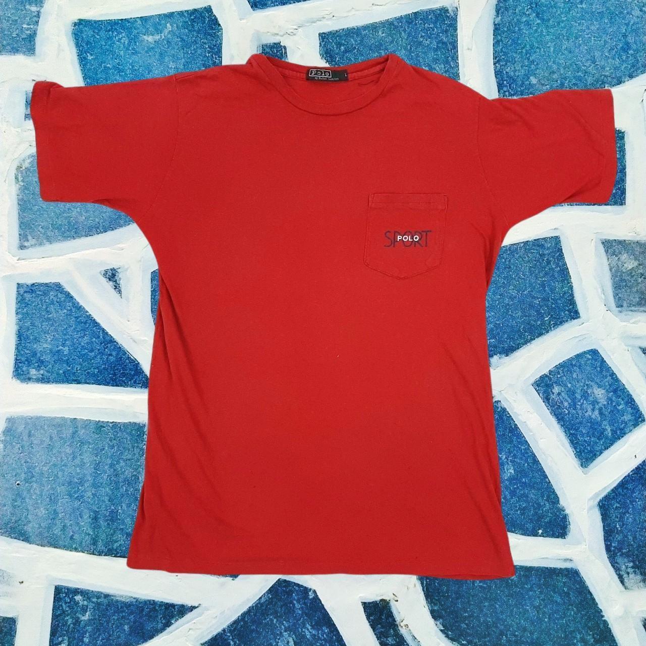 ◼️ Rare Vintage OG Logo Ralph Lauren Polo Sport Pocket T Shirt