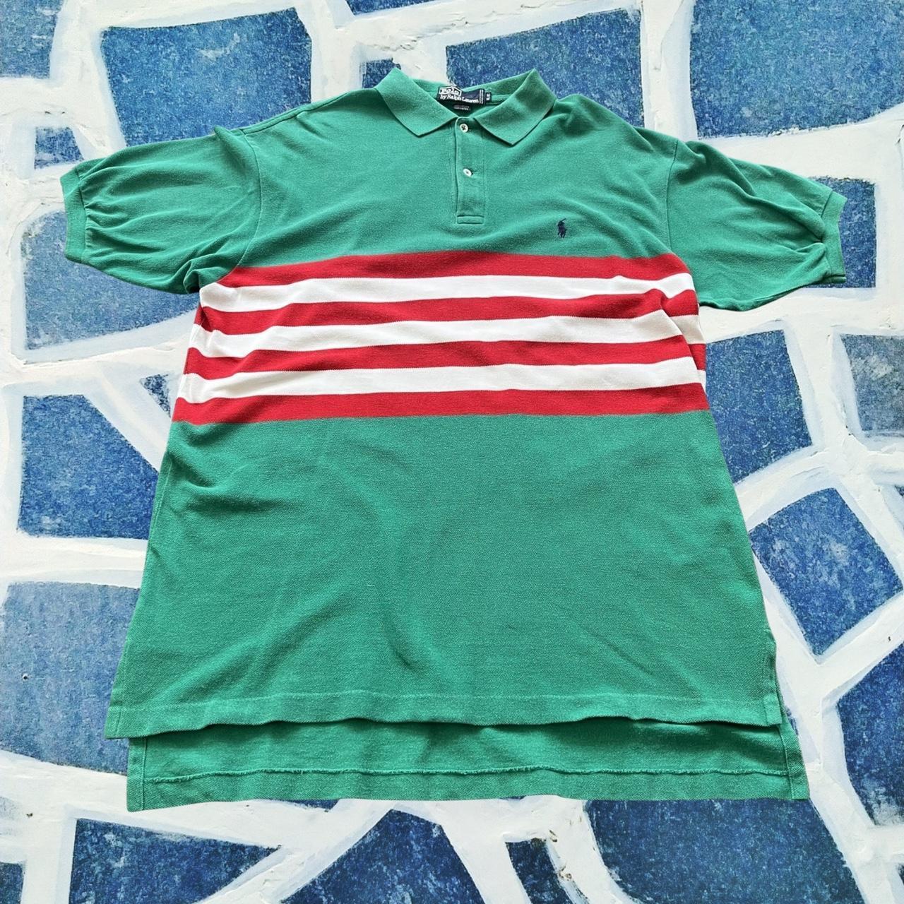 ◼️ Vintage Polo Ralph Lauren Short Sleeve Polo Shirt 90s Spellout