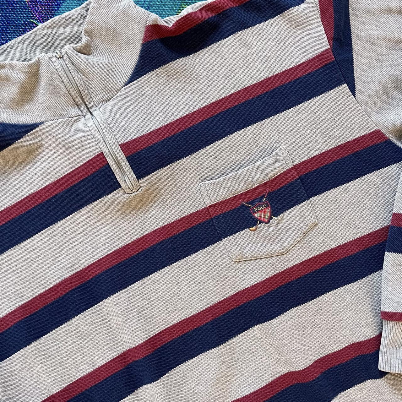 ◼️ Vintage Polo Golf Ralph Lauren Quarter Zip Sweater Soft Fleece Lining