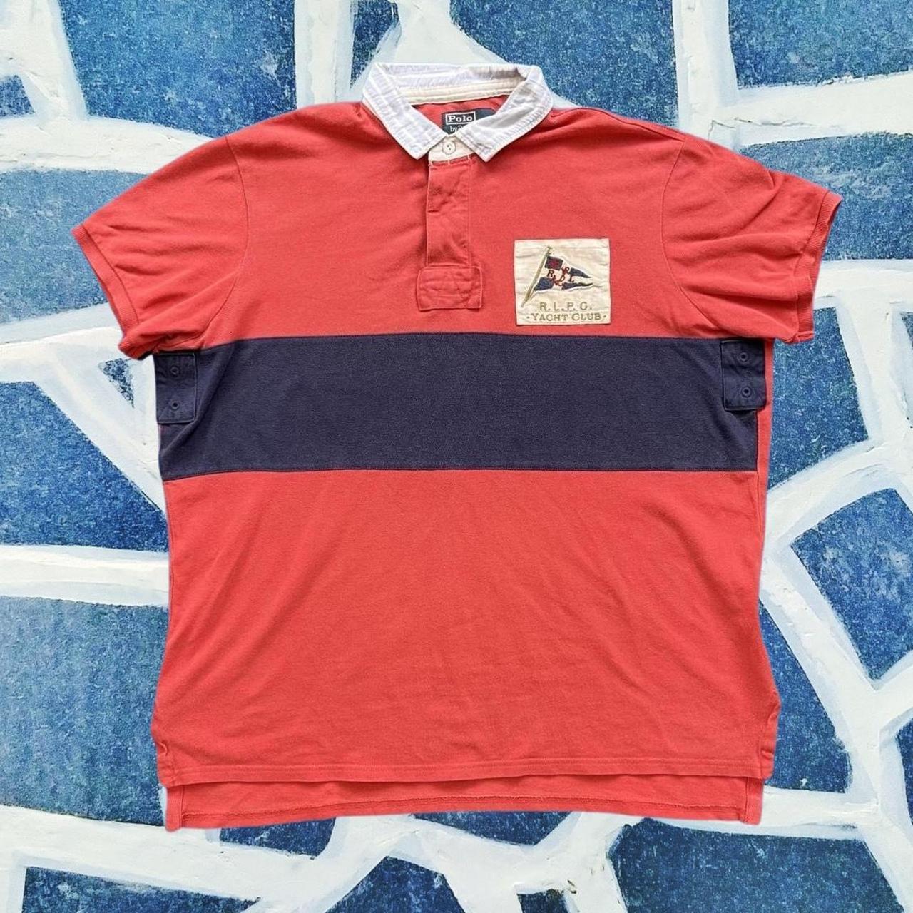 ◼️ Vintage Polo Ralph Lauren Yacht Short Sleeve Polo Shirt