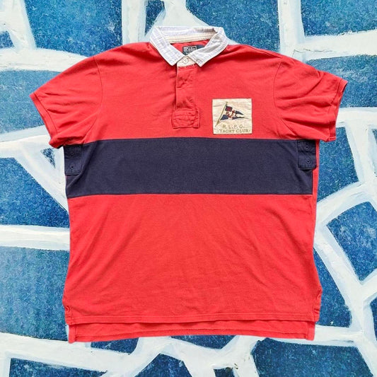 ◼️ Vintage Polo Ralph Lauren Yacht Short Sleeve Polo Shirt