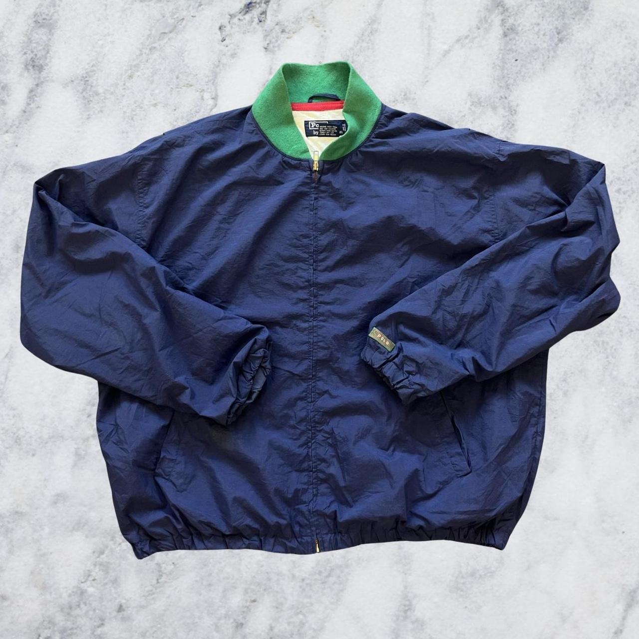 ◼️ Vintage OG Ralph Lauren Polo Sport Hi Tech Sport Jacket Windbreaker Cotton Lined