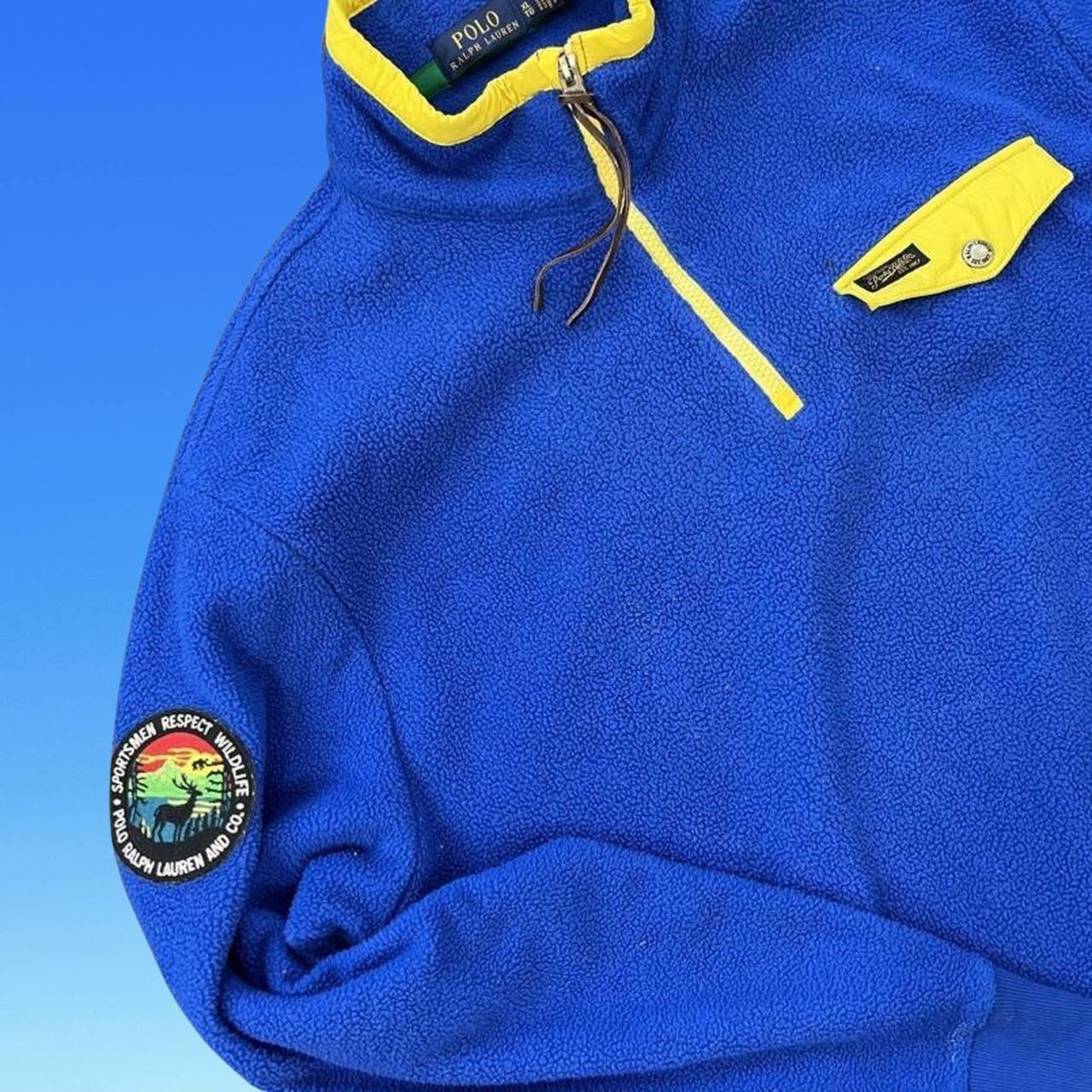 ◼️ Polo Ralph Lauren Quarter Zip Respect Wildlife Sportsman Fleece