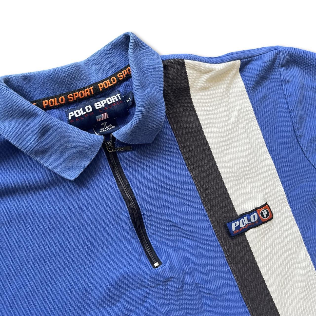 ◼️ Vintage Polo Sport Ralph Lauren Stripe Polo Shirt