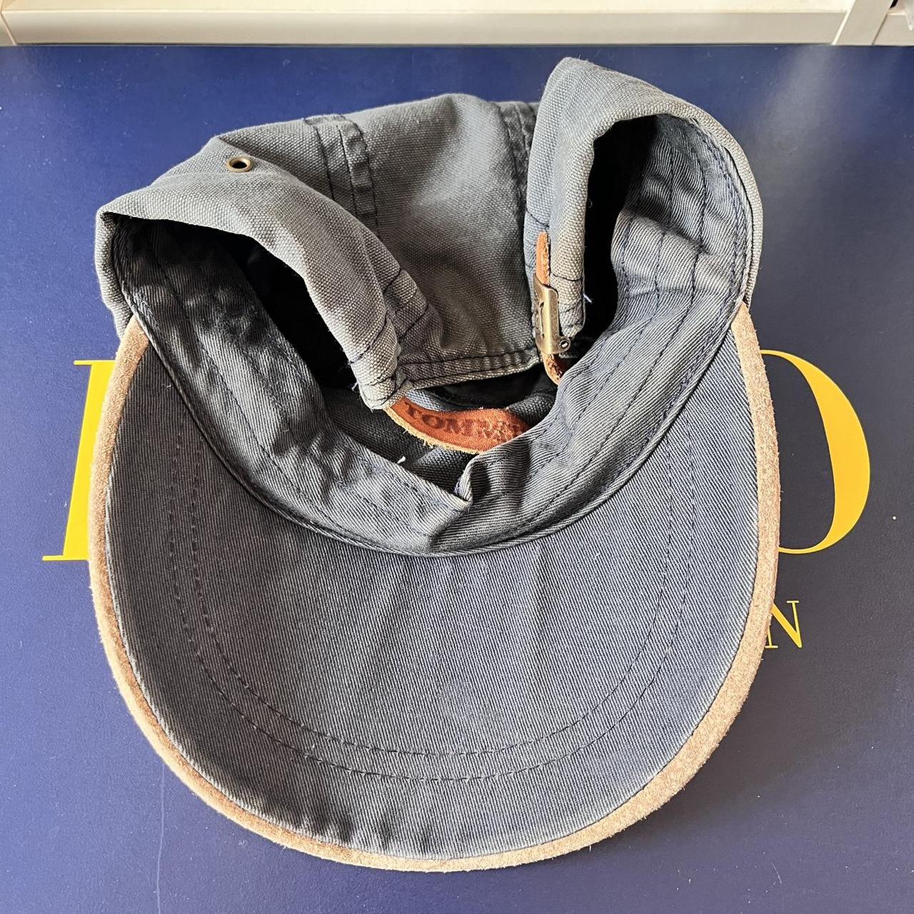 ◼️Vintage Tommy Hilfiger Leather Longbill Cap Strapback Cap