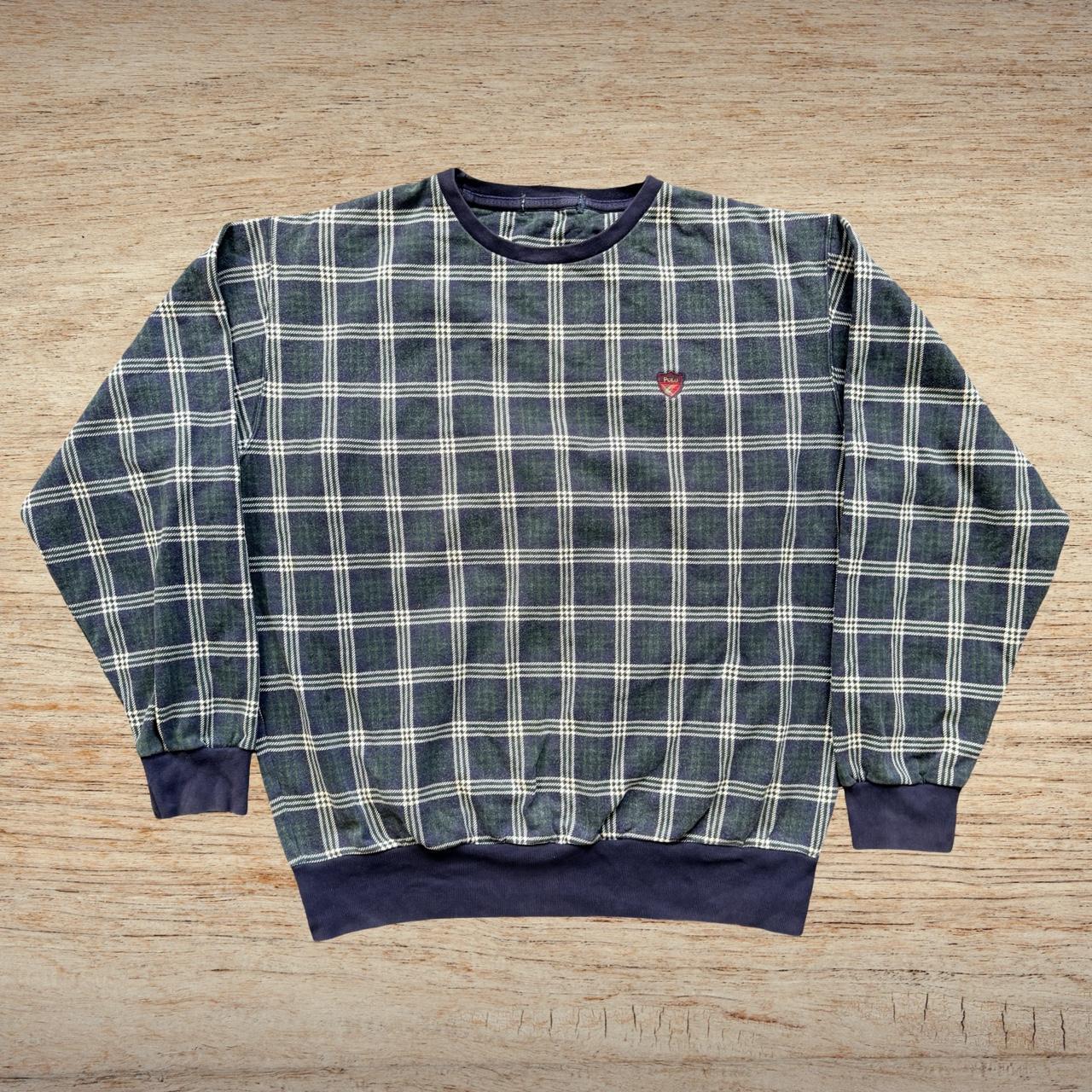 ◼️ Vintage Polo Golf Ralph Lauren Little Logo Tartan Sweatshirt