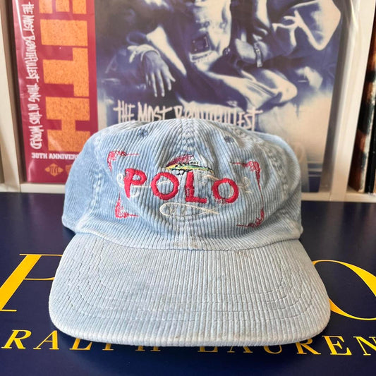 ◼️ Polo Ralph Lauren Corduroy Fitted Stretchy Cap