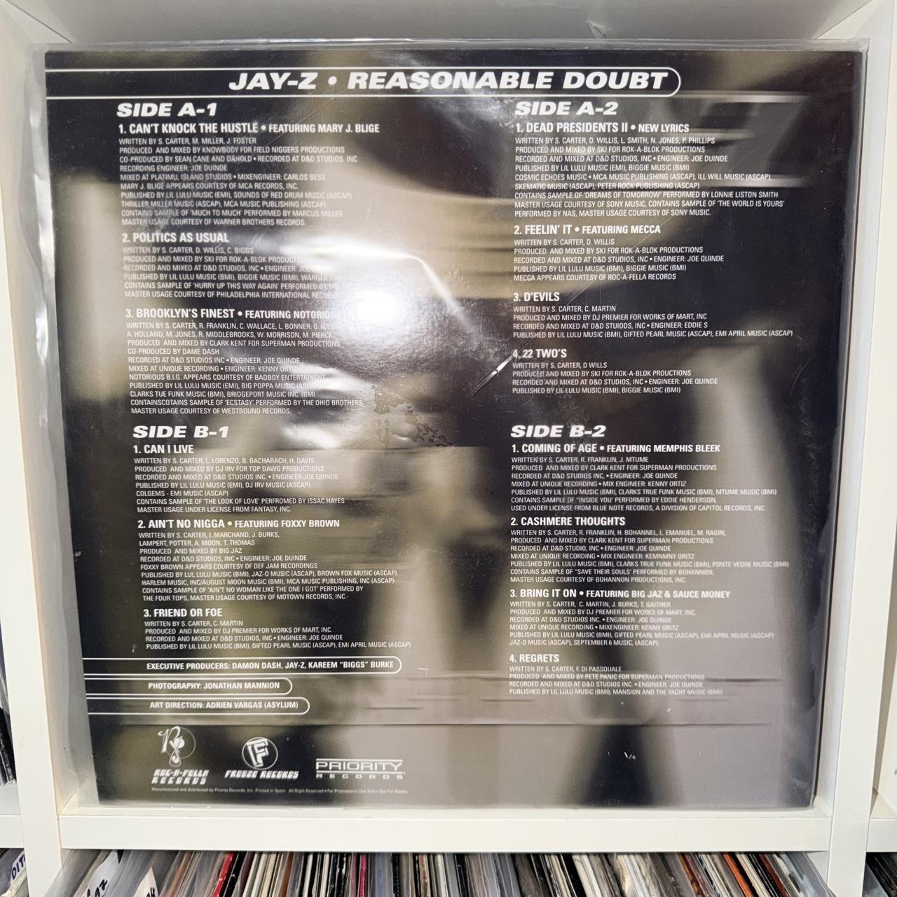 ◼️ Jay Z - Reasonable Doubt Vinyl Record LP