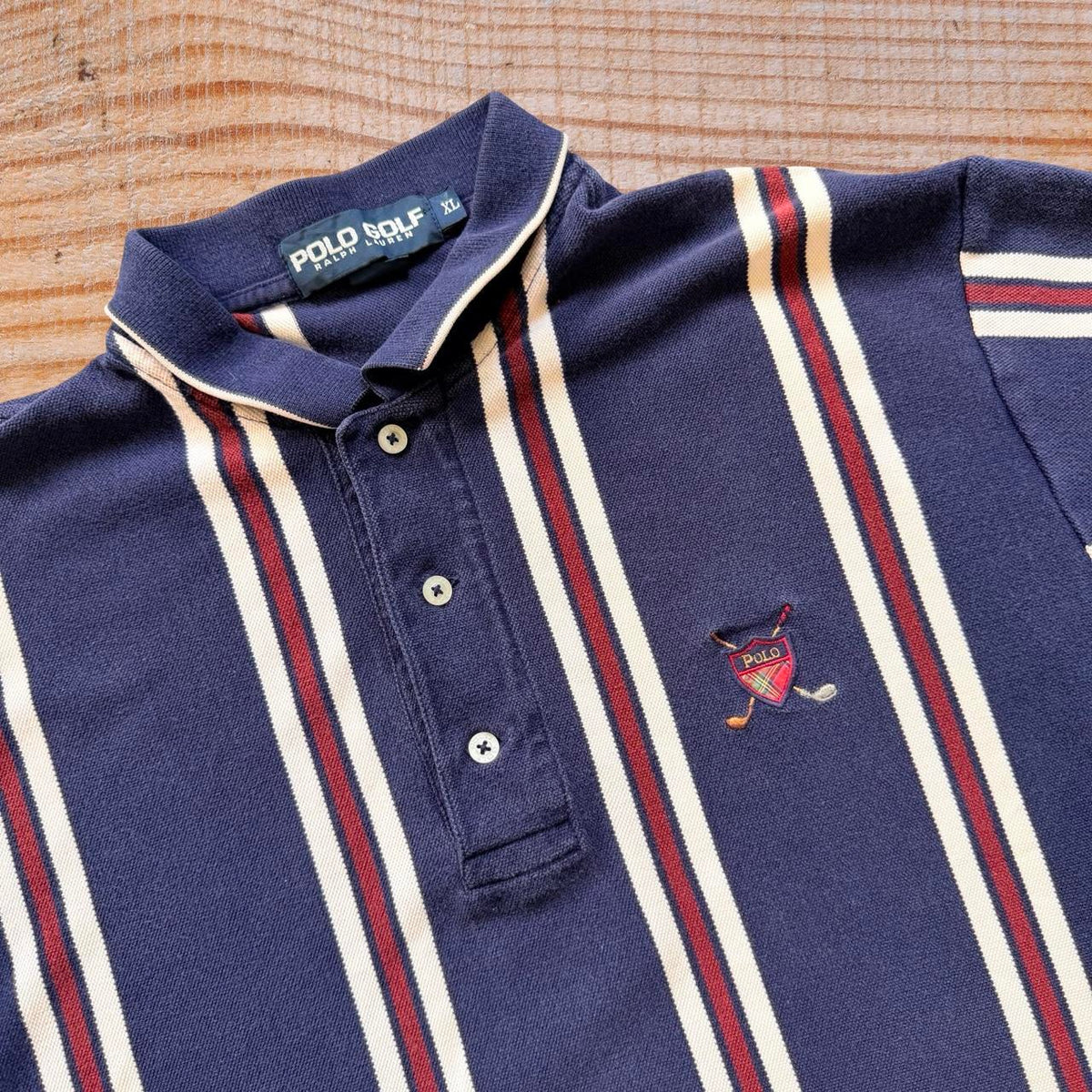 ◼️ Vintage Polo Golf Ralph Lauren Striped Polo Shirt
