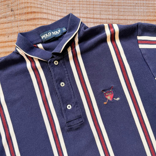 ◼️ Vintage Polo Golf Ralph Lauren Striped Polo Shirt