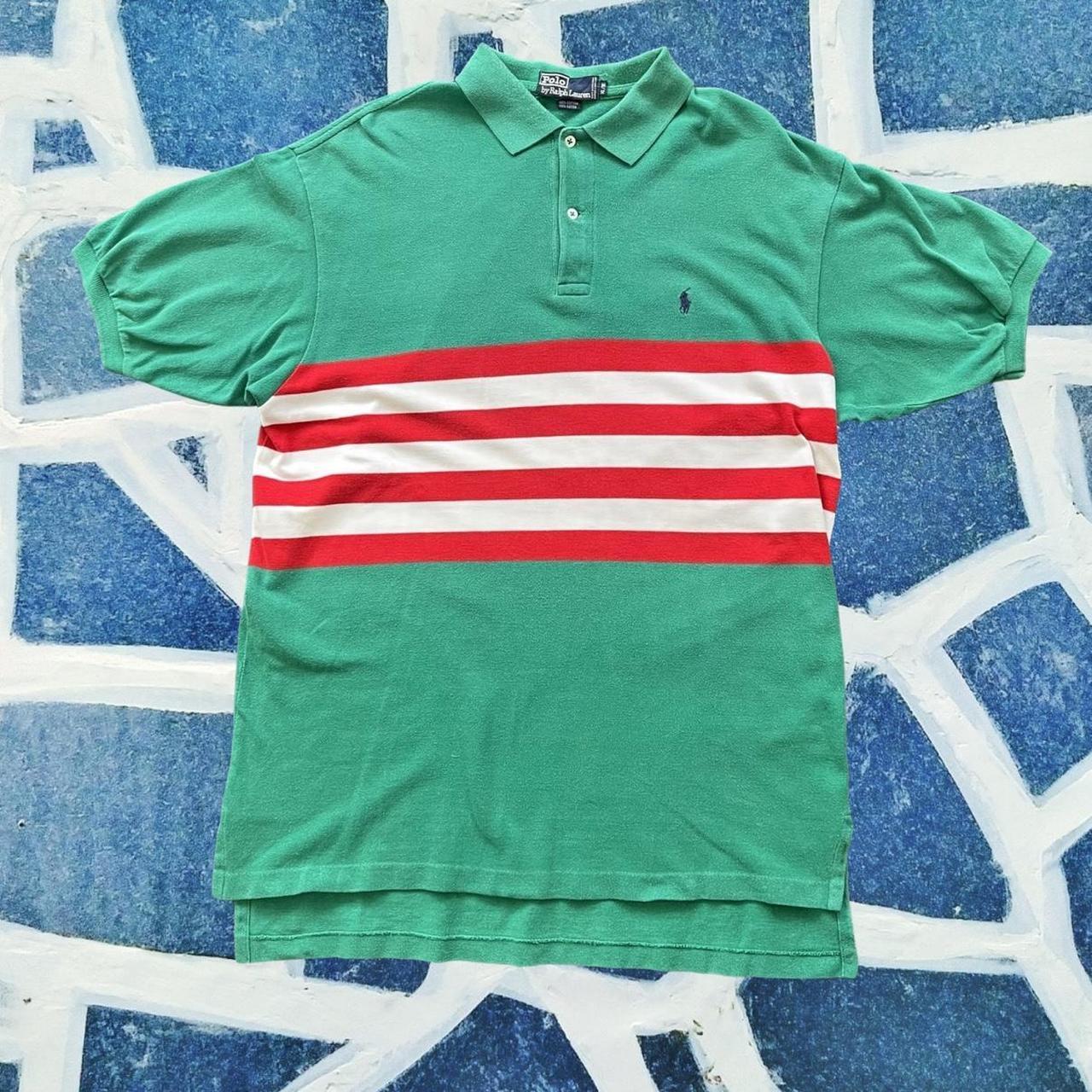 ◼️ Vintage Polo Ralph Lauren Short Sleeve Polo Shirt 90s Spellout