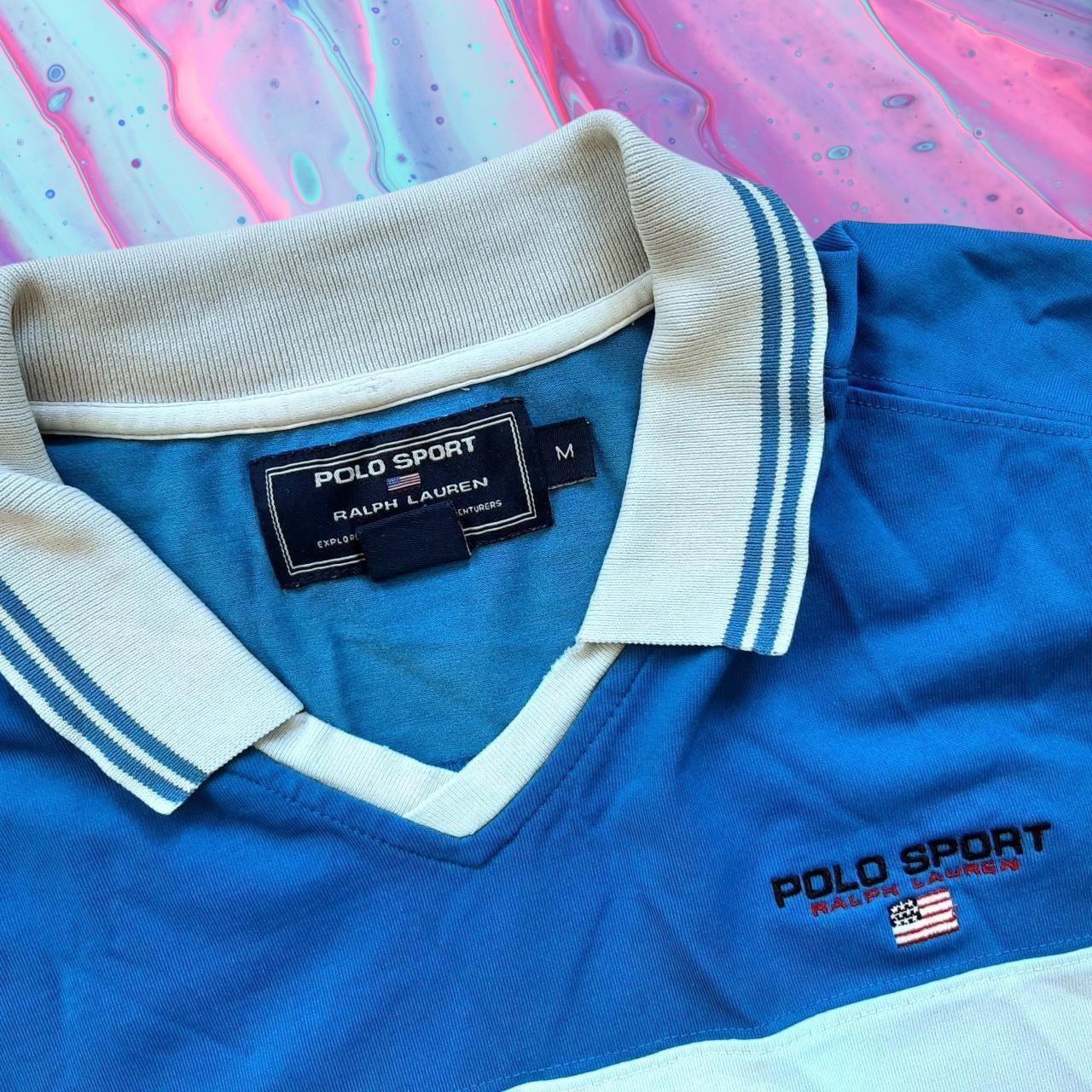 ◼️ Vintage 90s Polo Sport Ralph Lauren Football Soccer 92 Shirt