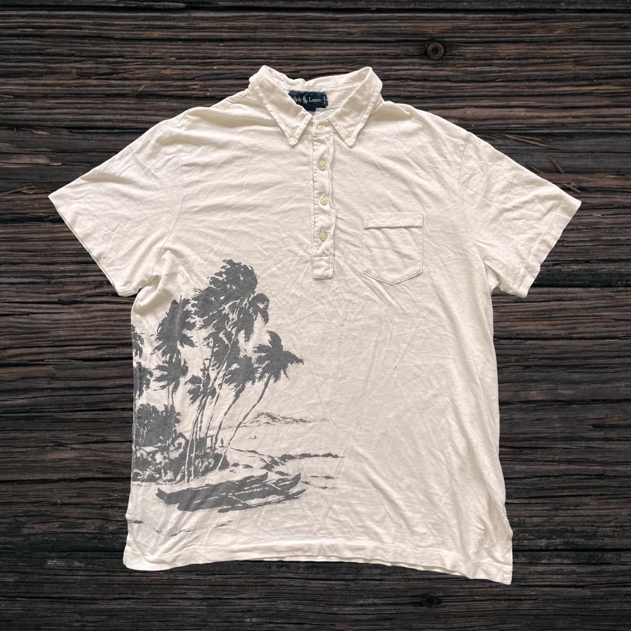 ◼️ Vintage Polo Ralph Lauren Floral Polo Shirt