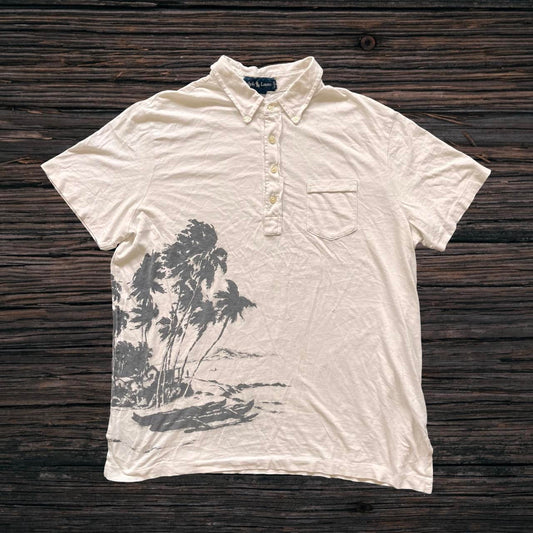 ◼️ Vintage Polo Ralph Lauren Floral Polo Shirt