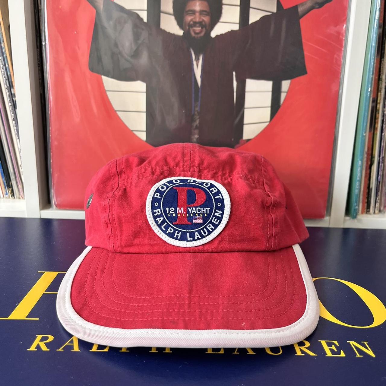 ◼️ Vintage Polo Sport P 12 M Challenge Yacht Sailing Ralph Lauren Strap Back Cap