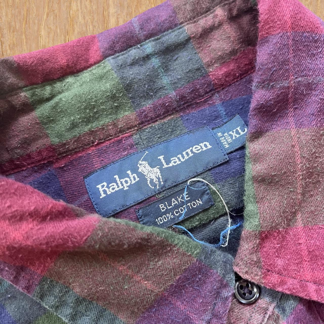 ◼️ Vintage Polo Ralph Lauren Long Sleeve Flannel Shirt