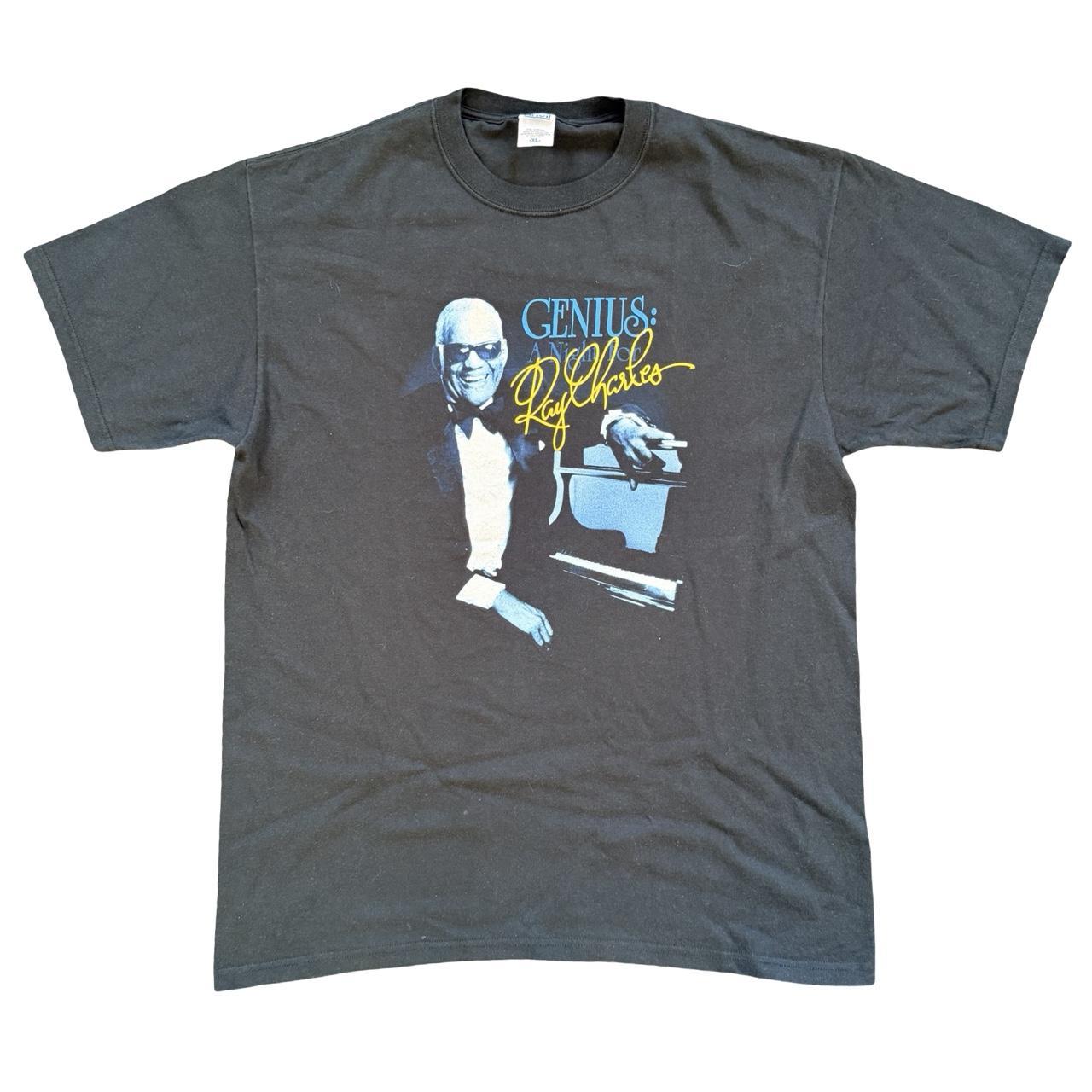◼️ Vintage Ray Charles  Blues Soul Band Tee T Shirt