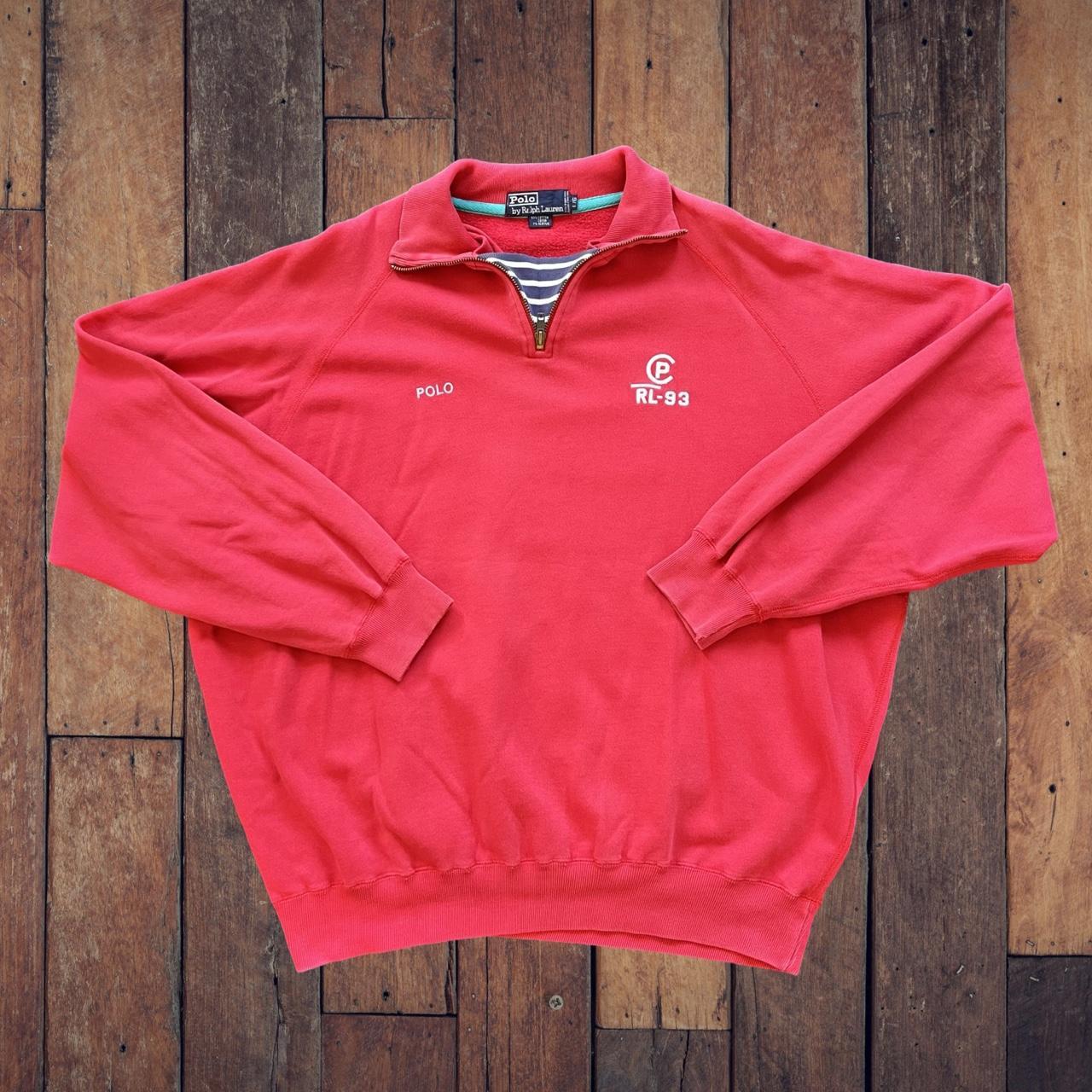 ◼️ Vintage CP RL-93 Polo Ralph Lauren Quarter Zip Sweater