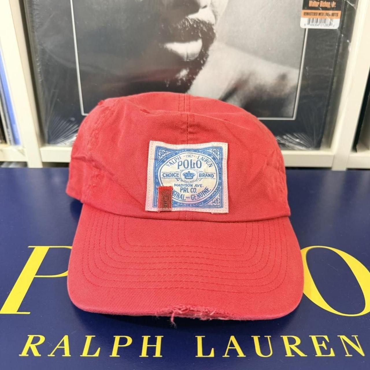 ◼️ Vintage Polo Ralph Lauren Distressed Strap Back Cap
