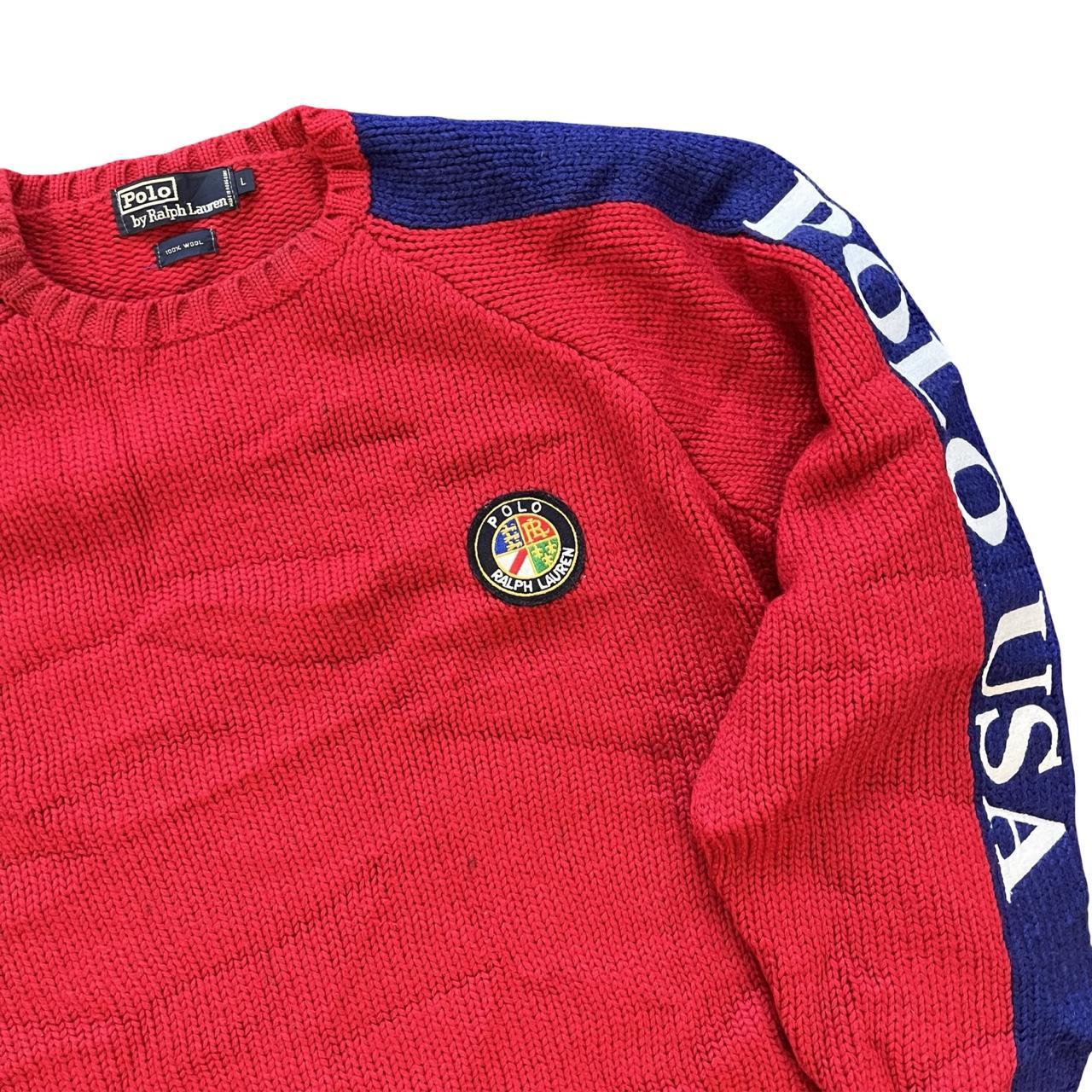 ◼️ Vintage Rare Polo Ralph Lauren Cookie Knitted Sweater