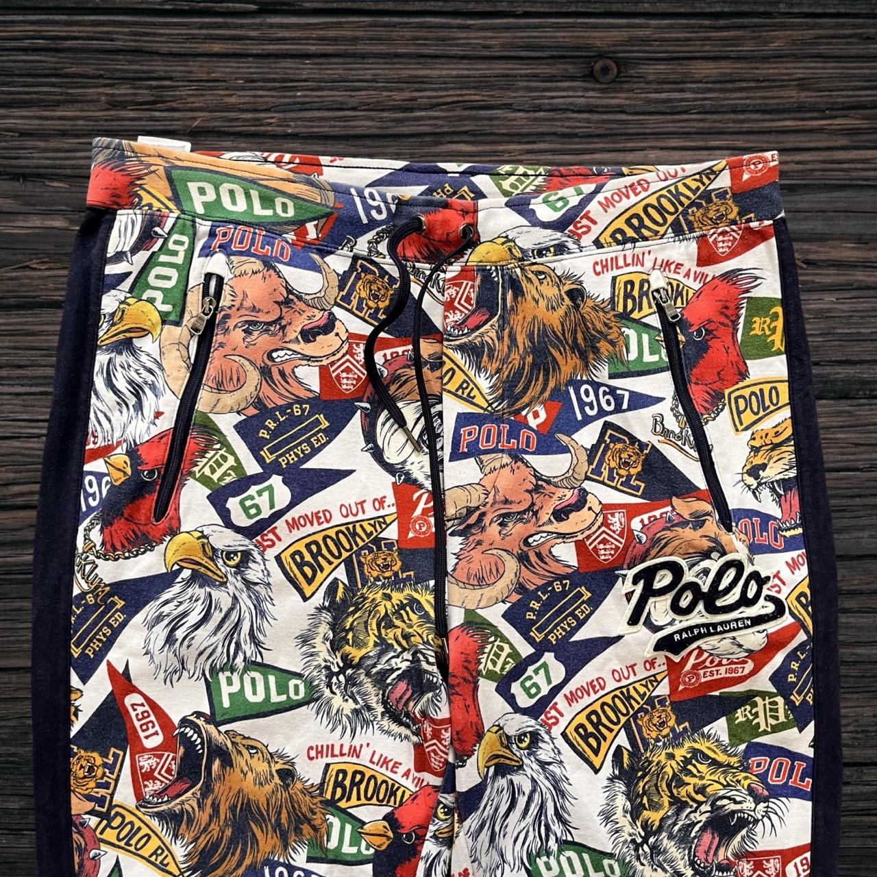 ◼️ Rare Sample Polo Sport Ralph Lauren All Over Print Sweatpants