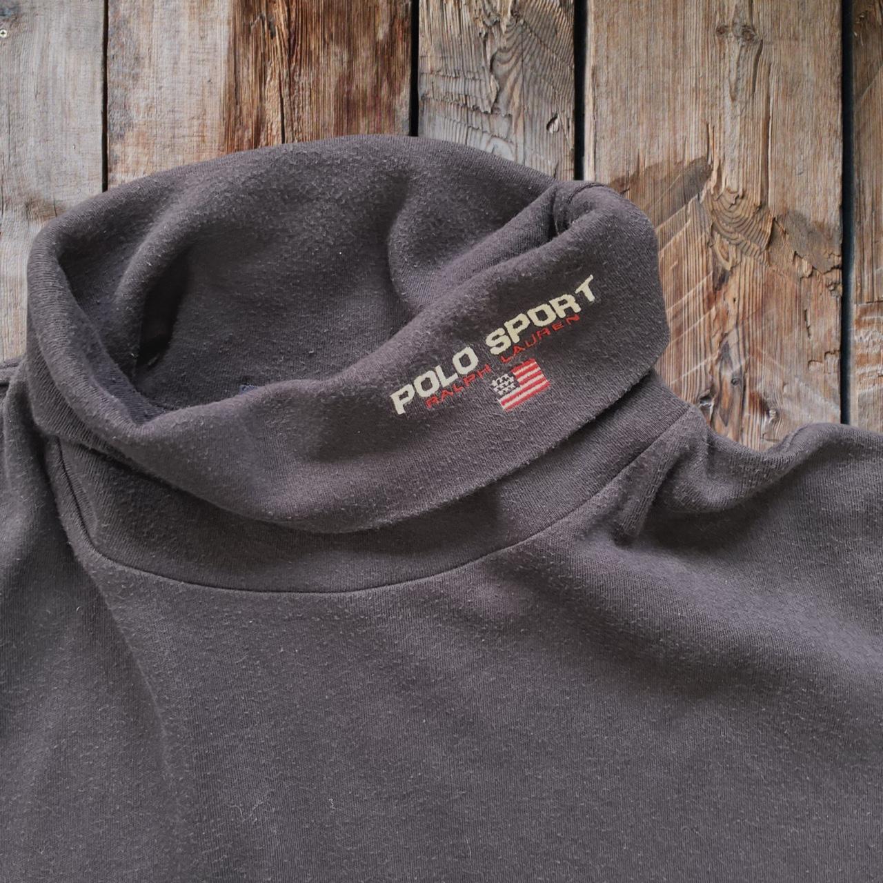 ◼️ Vintage Polo Sport Ralph Lauren Spellout Turtleneck Sweater