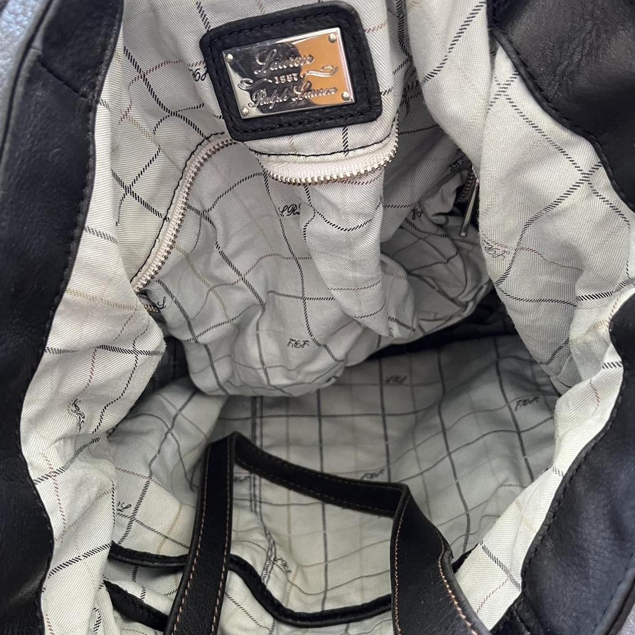 ◼️ Vintage Ralph Lauren Leather Handbag