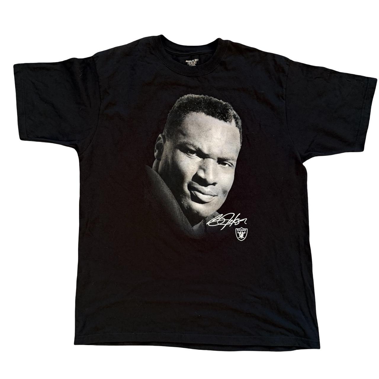 ◼️ Reebok Bo Jackson Baseball American Football Tee T Shirt