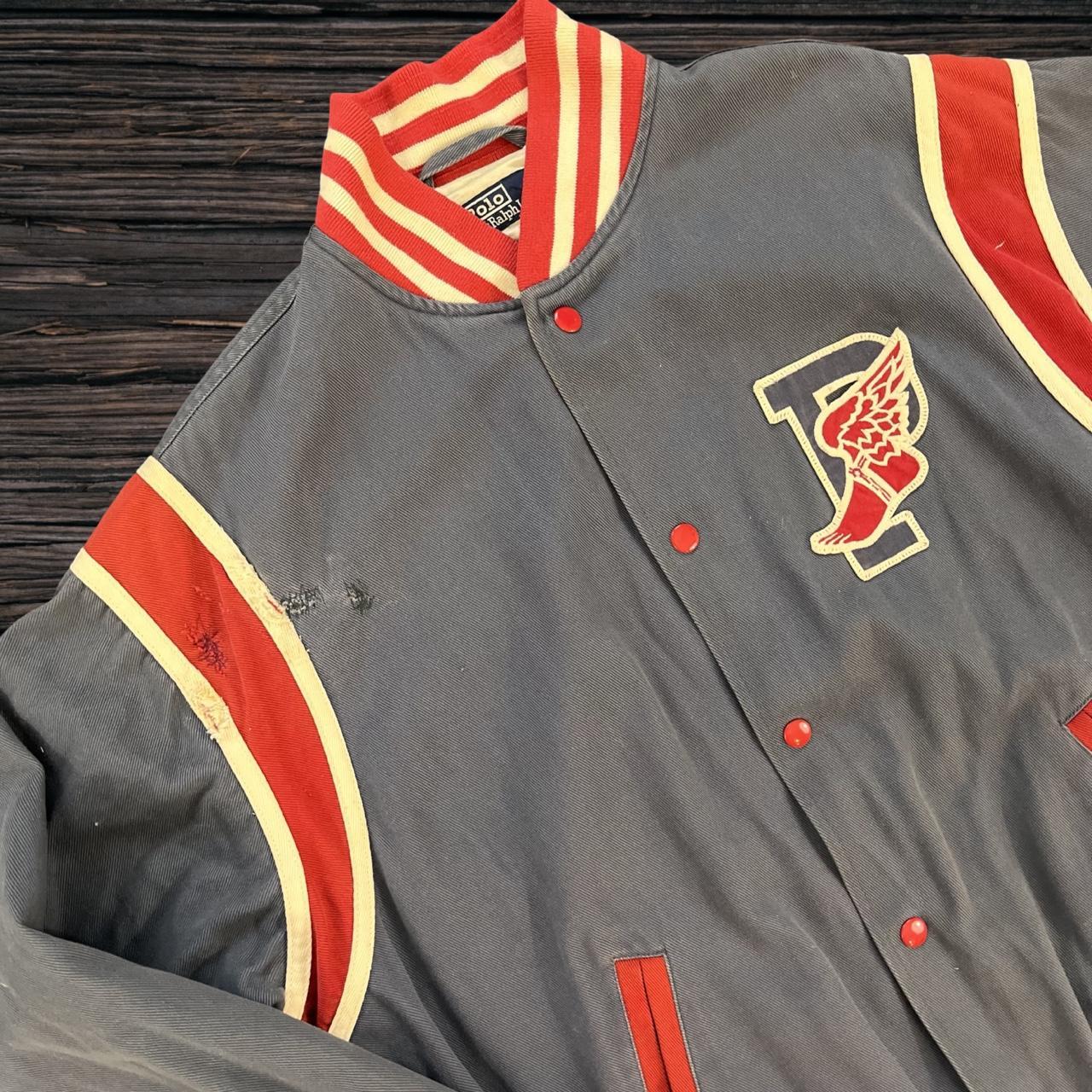 ◼️ Vintage Polo P Wing Ralph Lauren Babe Ruth Varsity College Jacket