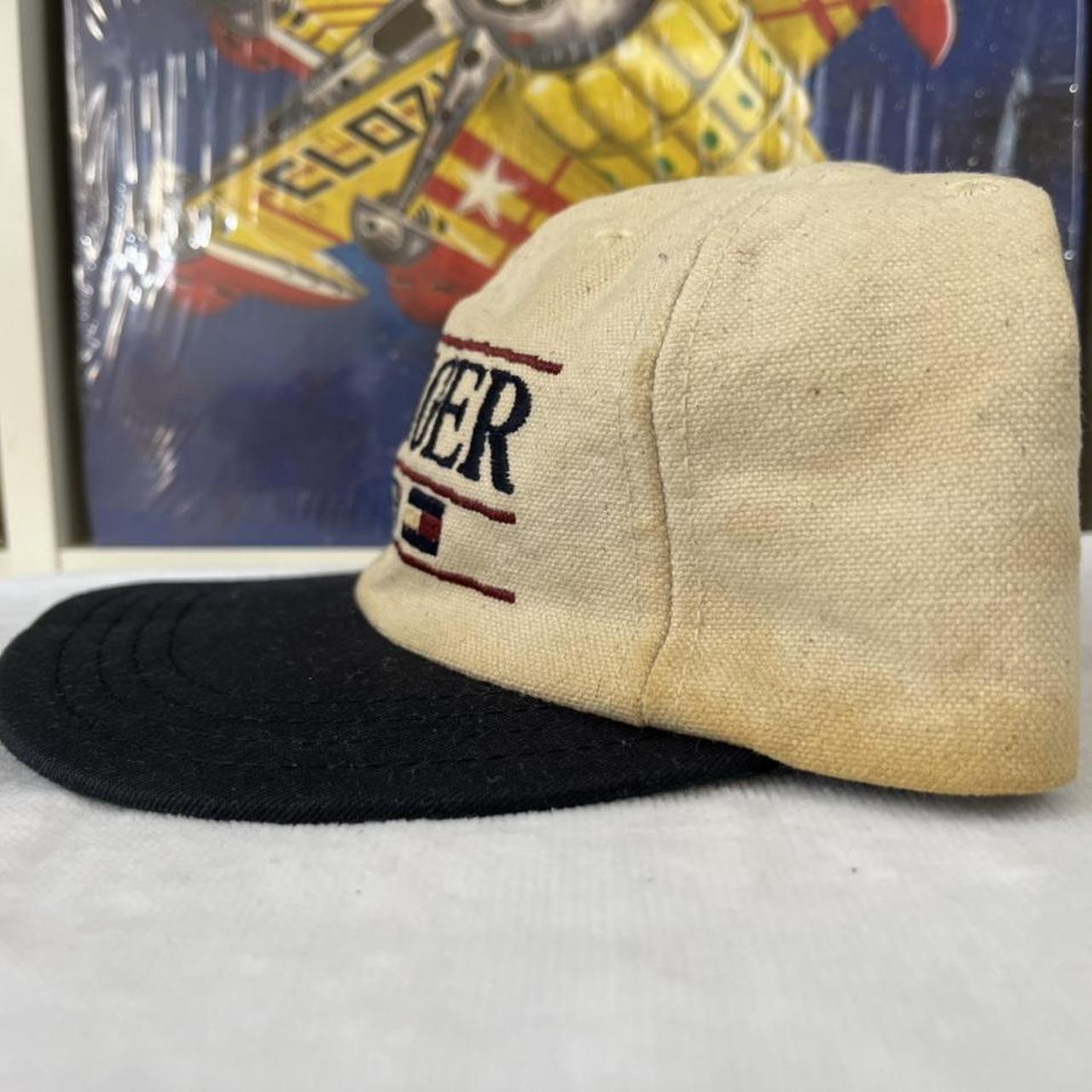 ◼️ Vintage 90s Tommy Hilfiger Crew Cap Very Rare Strapback Hat