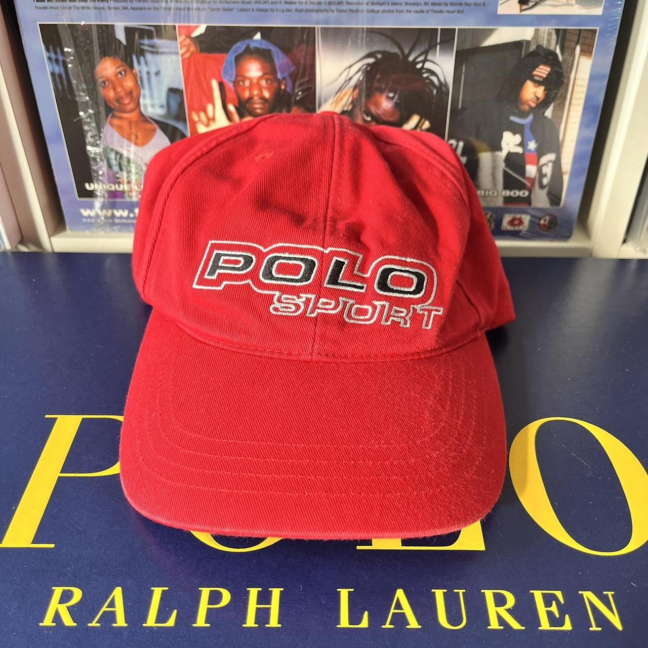 ◼️ Vintage Polo Sport Ralph Lauren Reflective Strap Back Cap