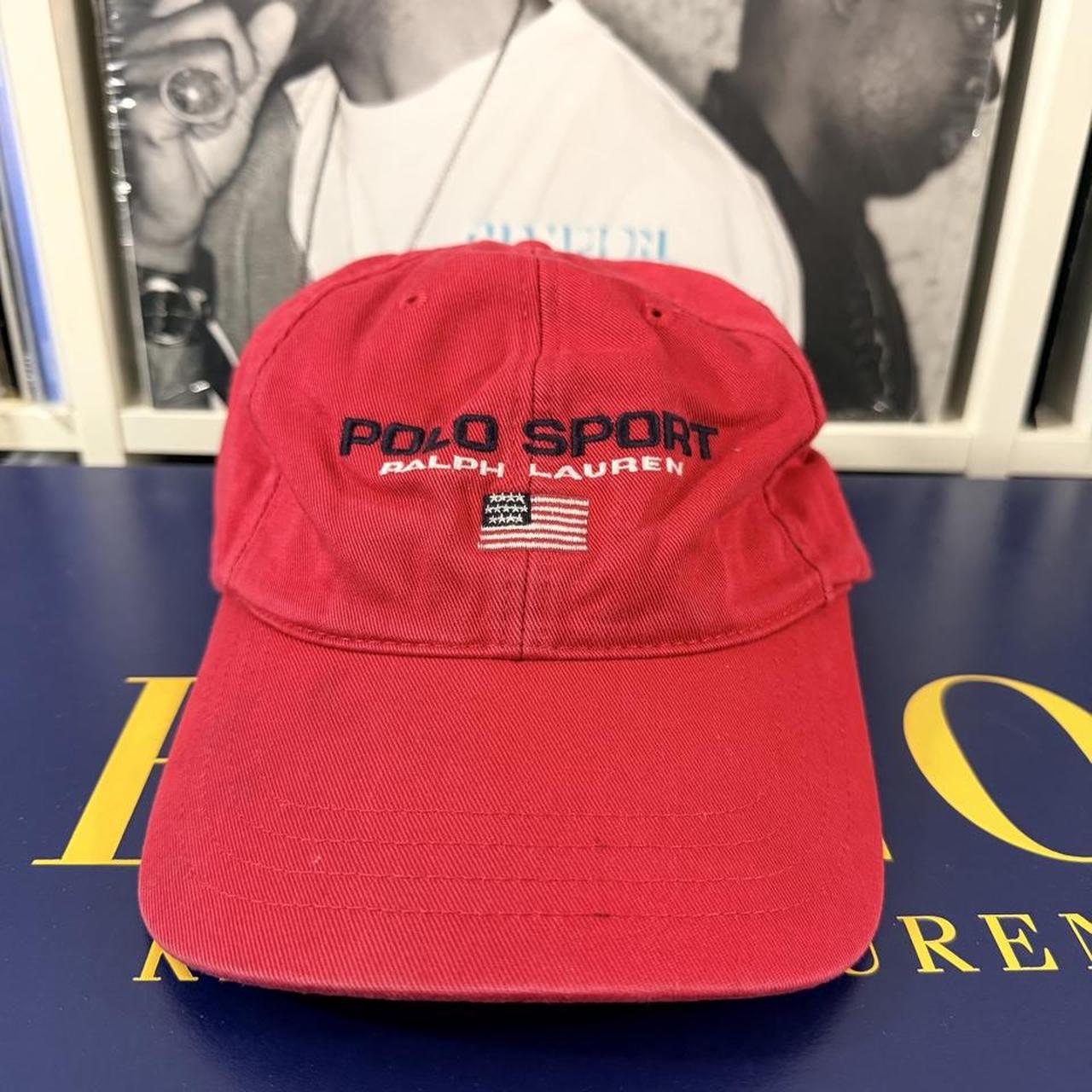 ◼️ Vintage Polo Sport Ralph Lauren Spellout Strapback Cap