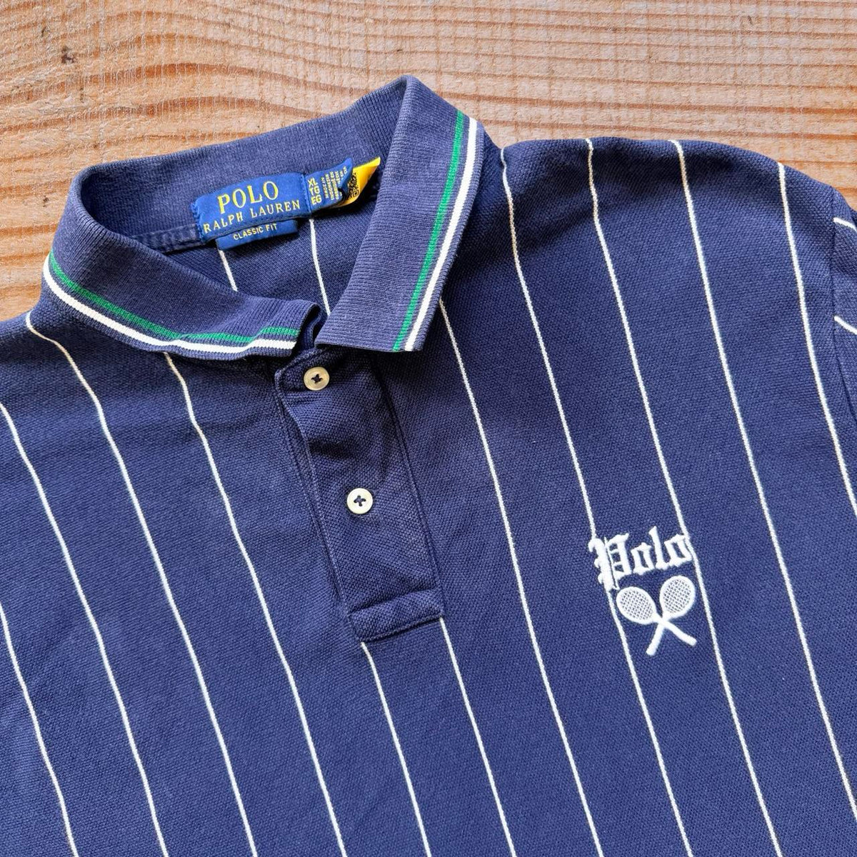 ◼️ Polo Ralph Lauren Tennis Striped Polo Shirt